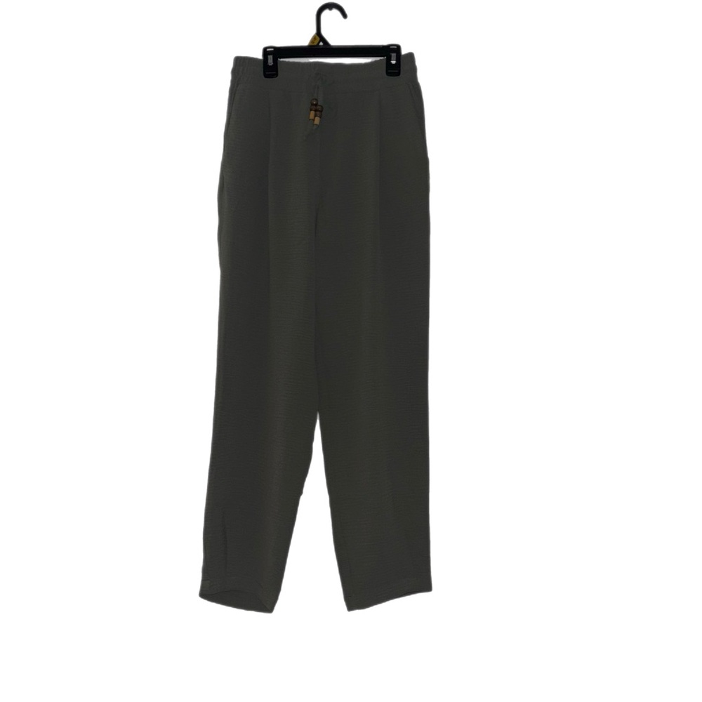 Madeline Jones light weight casual pants with draw string and pockets - Picture 2 of 9